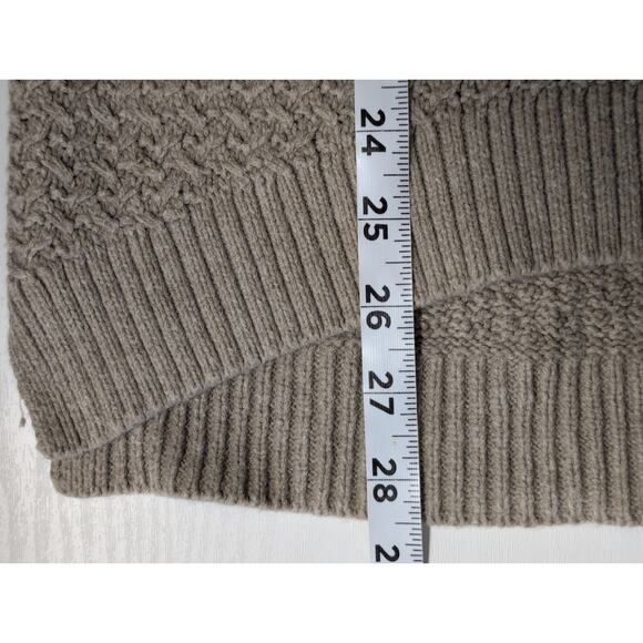 If It Were Me Womens Cowl Neck Sweater XS Beige Knit Pullover Long Sleeve - Picture 9 of 11